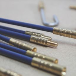 Faithfull  4mm Mini-Flex Cable Access Kit 10m 15 Pieces