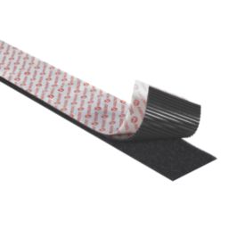 Velcro Brand Black Heavy Duty Stick-On Tape 1m x 50mm - Screwfix