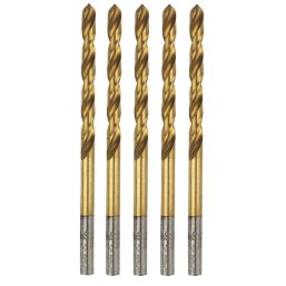 Erbauer Straight Shank Ground HSS Drill Bit 1mm x 34mm 5 Pack