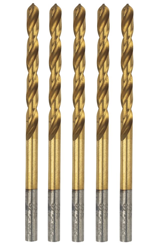 Erbauer  Straight Shank Metal Drill Bits 1mm x 34mm 5 Pack
