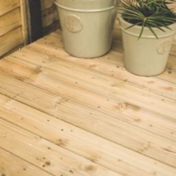 Forest Decking Boards 2.4m x 0.12m x 28mm 5 Pack