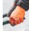 Site Hydrogrip Fully-Coated Latex Thermal Gloves Black / Orange Large