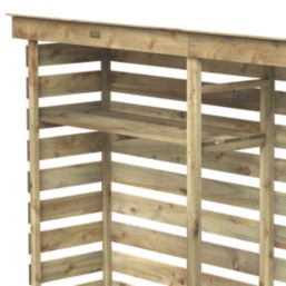 Rowlinson  7' x 1' 6" (Nominal) Timber Log Store