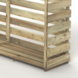 Rowlinson  7' x 1' 6" (Nominal) Timber Log Store