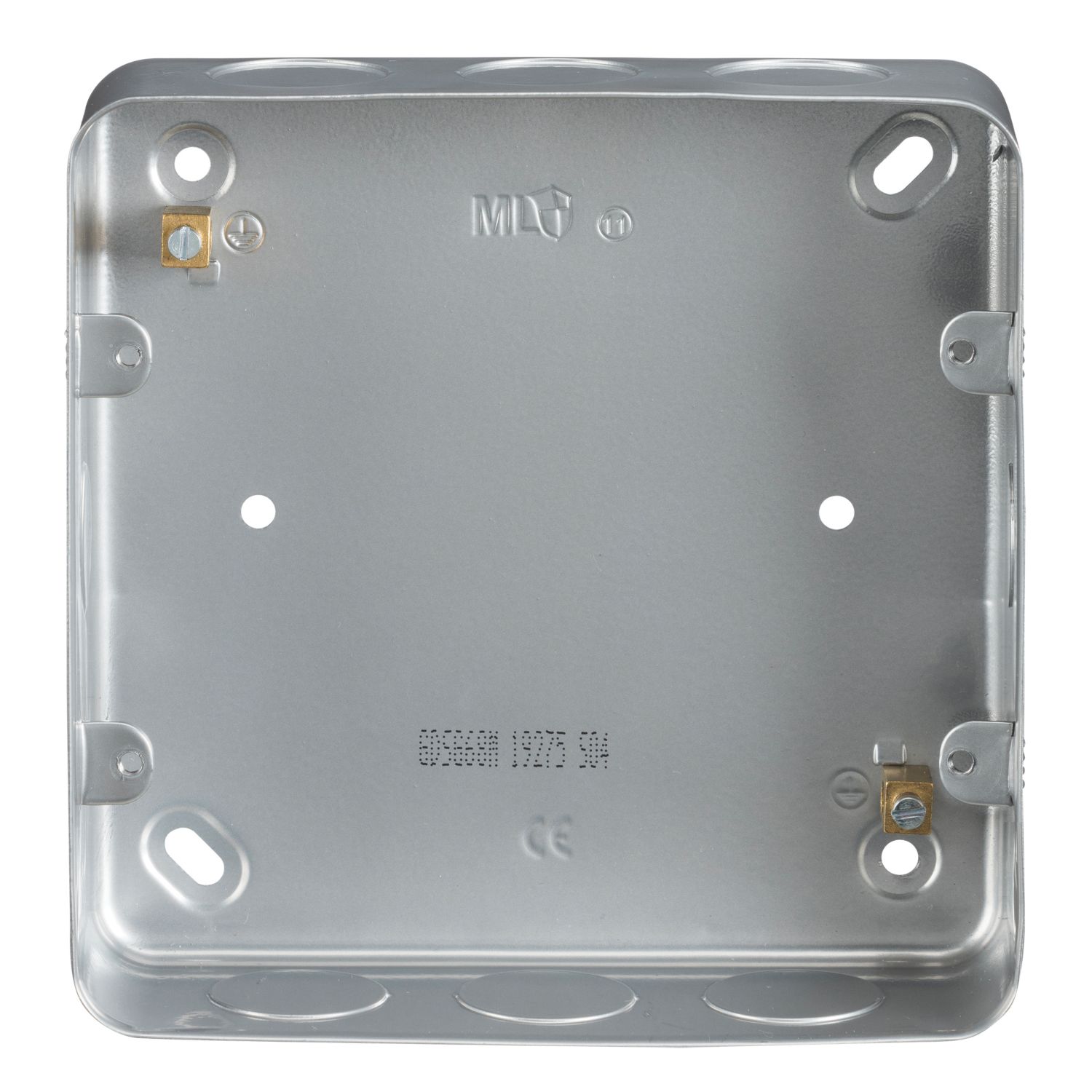 Knightsbridge 6-8-Module Grid Metal-Clad Mount Box 44mm (216CR)