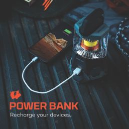 Nebo Galileo 1000 Flex Rechargeable LED Worklight with Power Bank Smoke Grey 1000lm