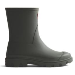 Hunter Downpour Short Size 5 Womens Dark Olive Non Safety Wellies