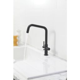 Clearwater Topaz U-Spout Monobloc Mixer Tap Matt Black