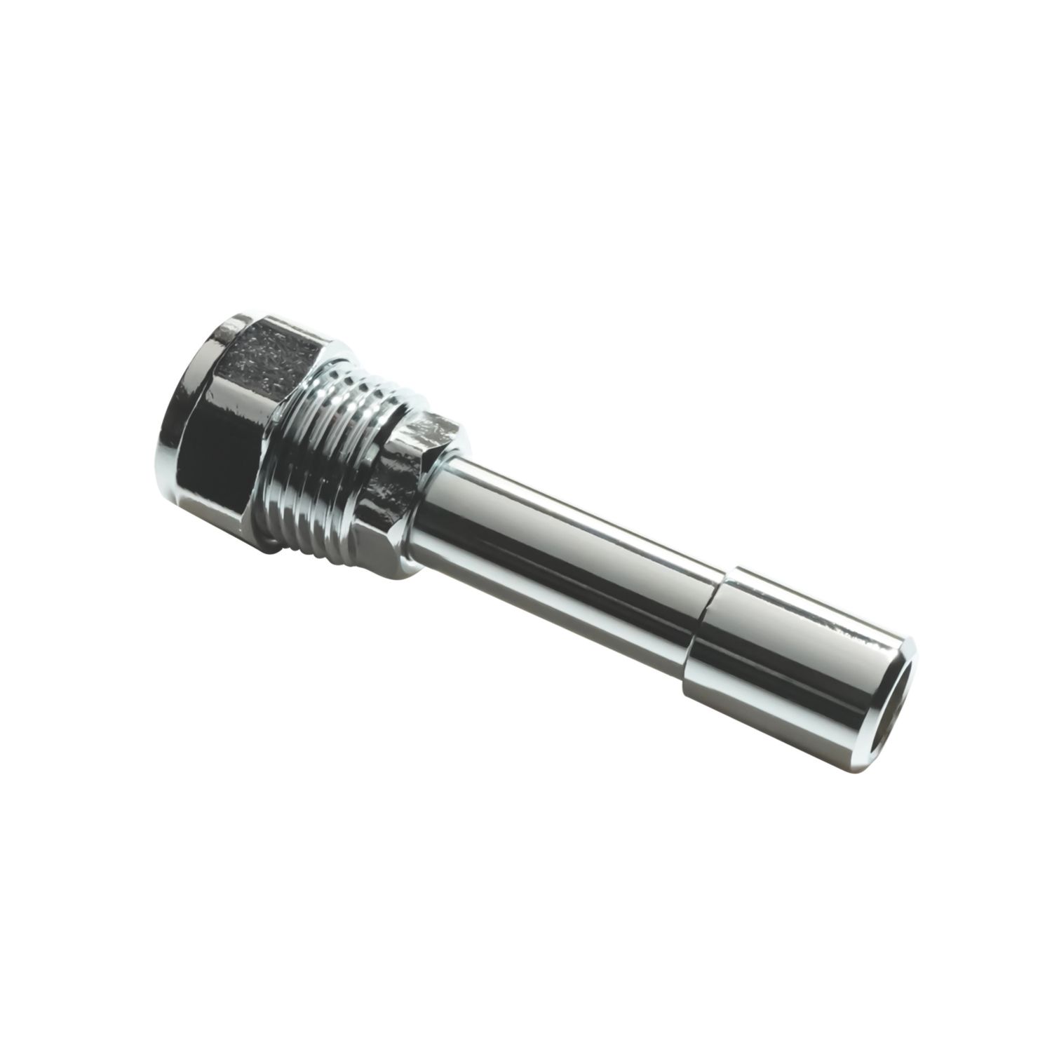 Flomasta 1/2" BSP Male Taper x 15mm Compression 93.4mm Chrome Radiator Telescopic Valve Extender (216FW)