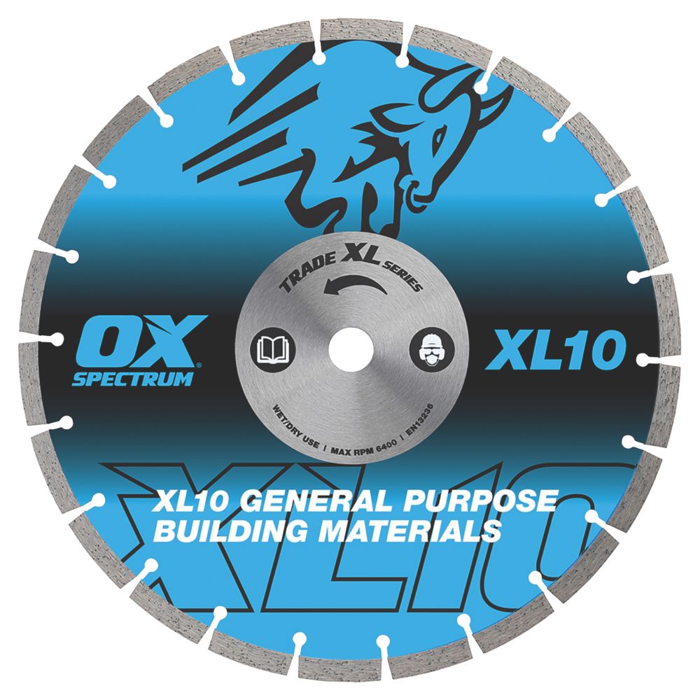 OX Trade XL10 Masonry Segmented Diamond Blade 300mm x 20mm Screwfix