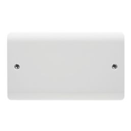 Crabtree Instinct 2-Gang Blanking Plate White
