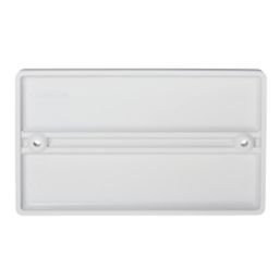 Crabtree Instinct 2-Gang Blanking Plate White