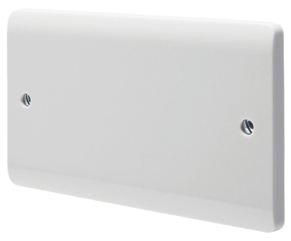 Crabtree Instinct 2-Gang Blanking Plate White