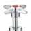 Bristan 5412 Cross Head Chrome 100mm Deck Mounted Cross Head 2 Tap Holes Bath Pillar Tap