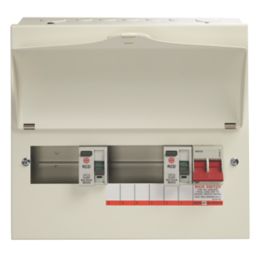 Wylex  13-Module 7-Way Part-Populated  Dual RCD Consumer Unit