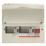 Wylex  13-Module 7-Way Part-Populated  Dual RCD Consumer Unit