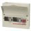 Wylex  13-Module 7-Way Part-Populated  Dual RCD Consumer Unit