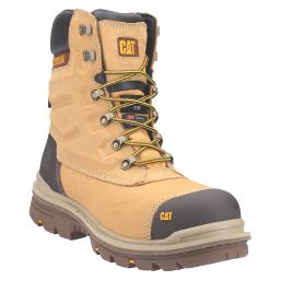 CAT Premier Size 8  Honey Waterproof  Safety Boots