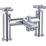 ETAL Oban Polished Chrome 159mm Deck Mounted Dual Control Manual Shower Mixer Tap