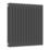 Reina 600mm x 605mm 2648BTU Anthracite Horizontal 3 Column Radiator