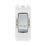 British General Nexus Metal Grid 20A 2-Way Grid Retractive Switch Module 'Press' Off Centre Brushed Steel