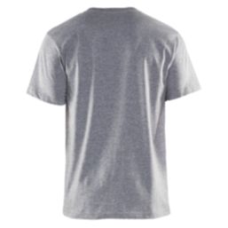 Blaklader  Short Sleeve T-Shirt Grey Melange 2X Large 46" Chest