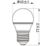 Sylvania ToLEDo Retro V5 ST 827 SL E27 Mini Globe LED Light Bulb  470lm 4.5W