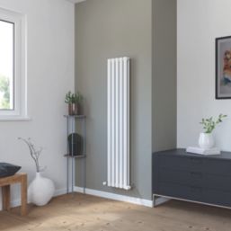 Ximax Fortuna 1500mm x 294mm 2532BTU White Vertical Designer Radiator