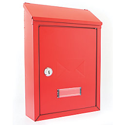 Burg-Wachter Avon Post Box Red Powder-Coated