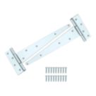 Smith & Locke Zinc-Plated Tee Hinges 450mm 2 Pack