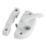 Smith & Locke Window Fastener White 75mm x 43mm