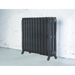 Arroll 760mm x 914mm 5405BTU Black Cast Iron 3 Column Radiator