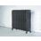 Arroll 760mm x 914mm 5405BTU Black Cast Iron 3 Column Radiator