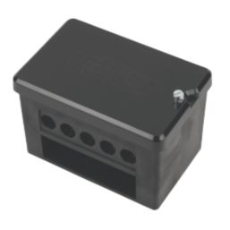 Greenbrook 100A 2 x 5-Way 35mm² Connector Block Black