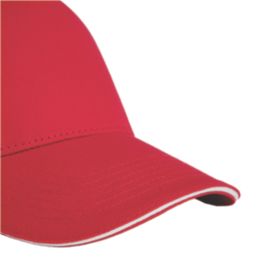 Beechfield Ultimate 5 Panel Cap Red / White