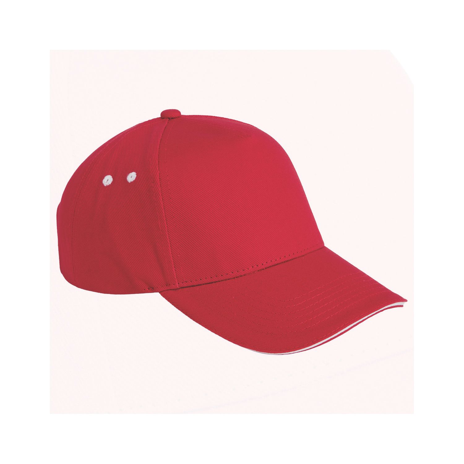 Beechfield Ultimate 5 Panel Cap Red / White (217EP)