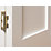 Primed White Wooden 2-Panel Shaker Internal Bi-Fold Door 1981mm x 762mm