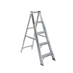 Lyte Aluminium 1.26m 5 Step Swingback A Frame Step Ladder