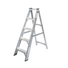 Lyte Aluminium 1.26m 5 Step Swingback A Frame Step Ladder