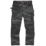 Scruffs Pro Flex Holster Work Trousers Graphite 38" W 34" L