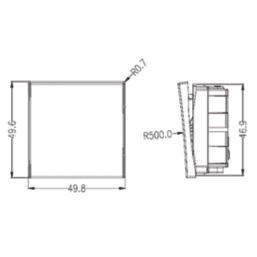 Knightsbridge  20AX Modular Intermediate Switch White