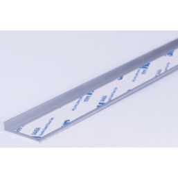 Splashwall Edge Profile Matt Silver 750mm x 4mm