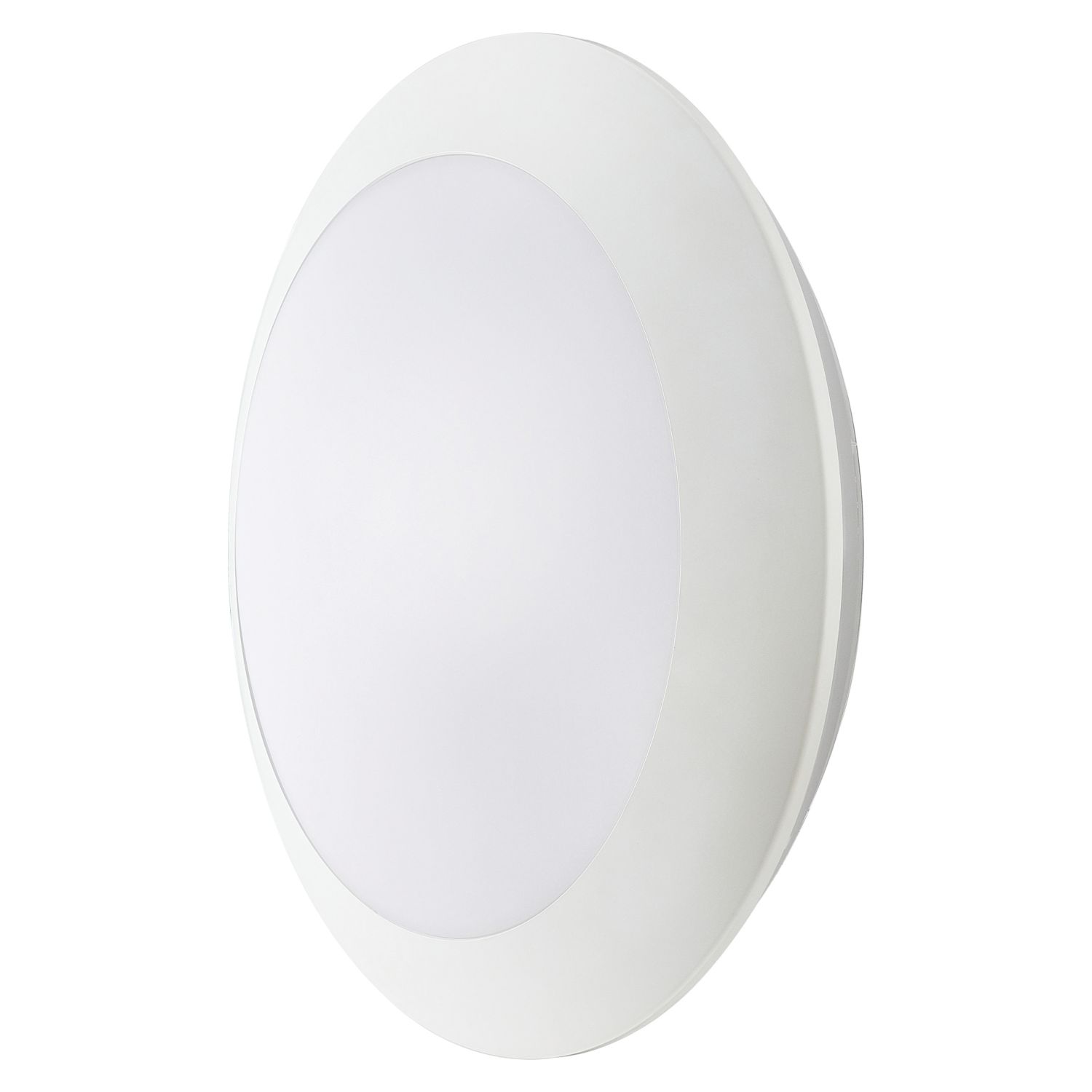 Luceco Celeste Outdoor Round LED Bulkhead White 15.5W 2200lm (217VJ)