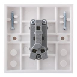 British General 900 Series 10AX 1-Gang 2-Way 'Press' Retractive Switch White