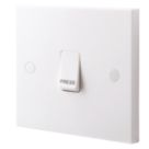 British General 900 Series 10AX 1-Gang 2-Way 'Press' Retractive Switch White