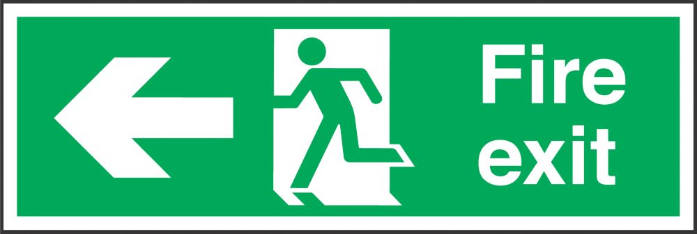 Fire exit signs screwfix