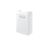 Ohio 1-Door Cloakroom Vanity Unit with Ceramic Basin Gloss White 410mm x 220mm x 600mm