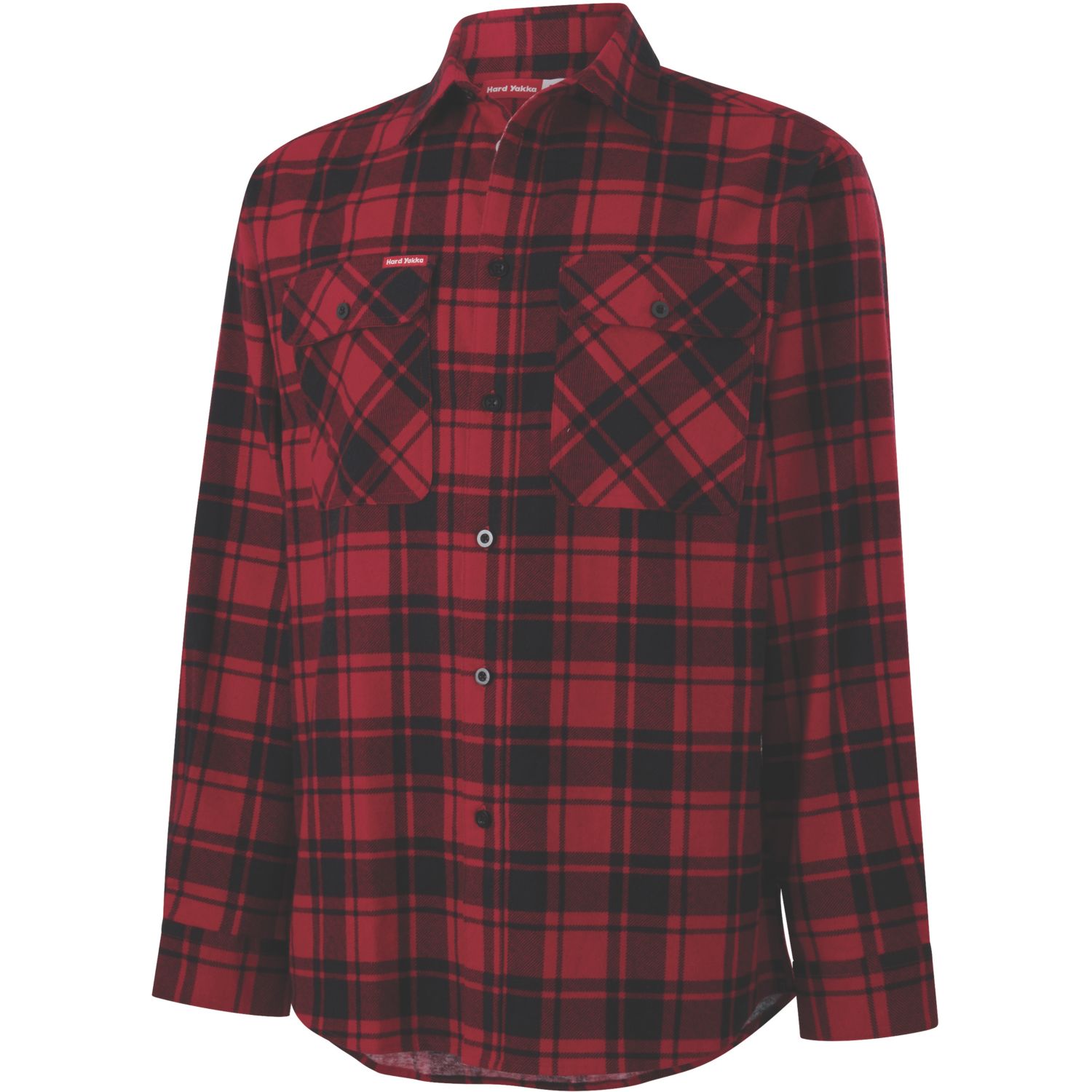 Hard Yakka Shirt Red X Large 43" Chest (218CM)