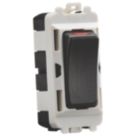 Knightsbridge  20AX Grid DP Control Switch Smoked Bronze with LED