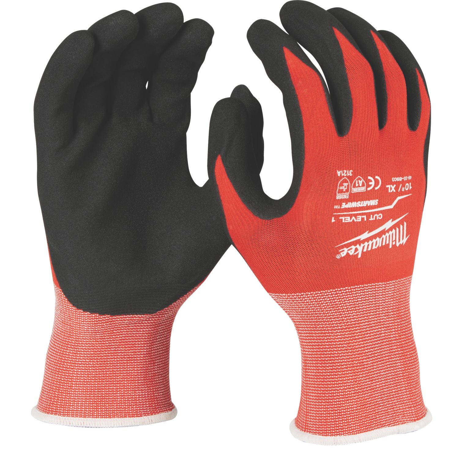 Milwaukee Cut Level 1/A Gloves Red X Large (218GC)